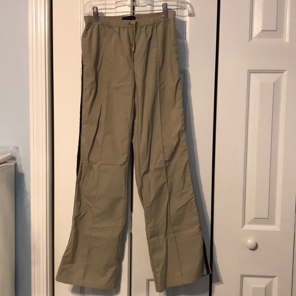 The Limited Stretch XS Gym Pants Tan Black Stripe